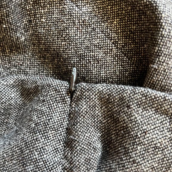 Anne Klien Grey Tweed Wool Skirt - Picture 4 of 7